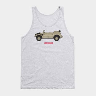 WW2 German SUV Kubelwagen Tank Top